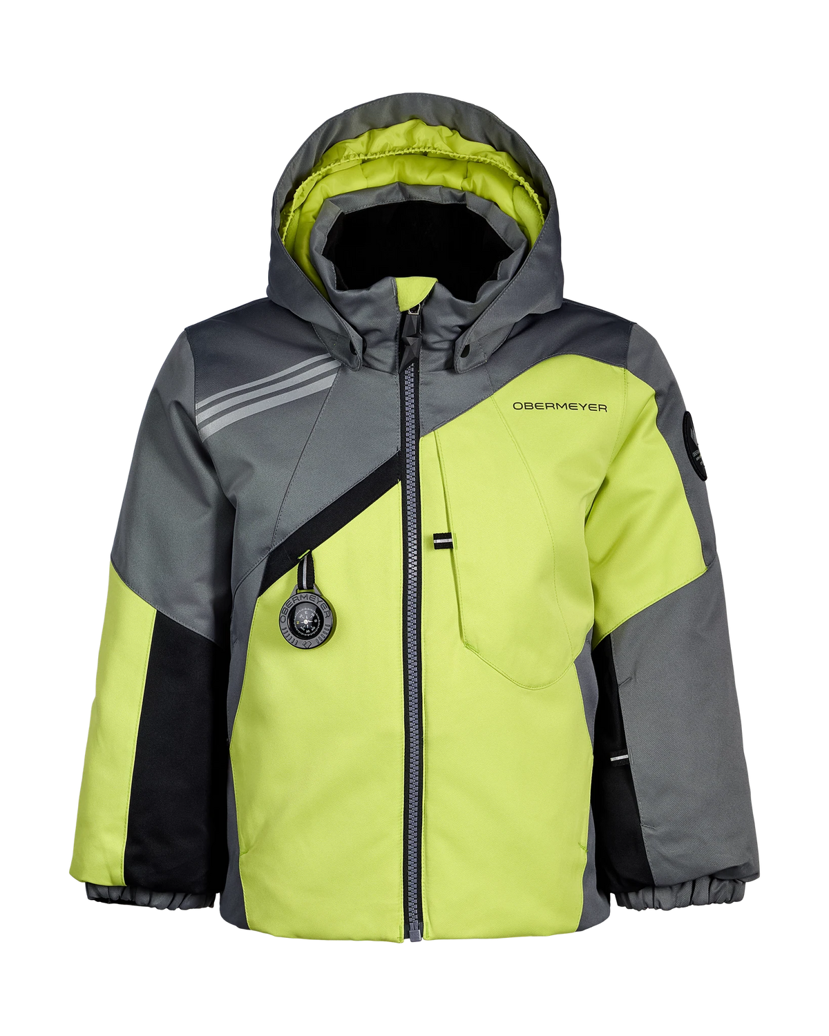 Obermeyer Super G Jacket in Slate, front