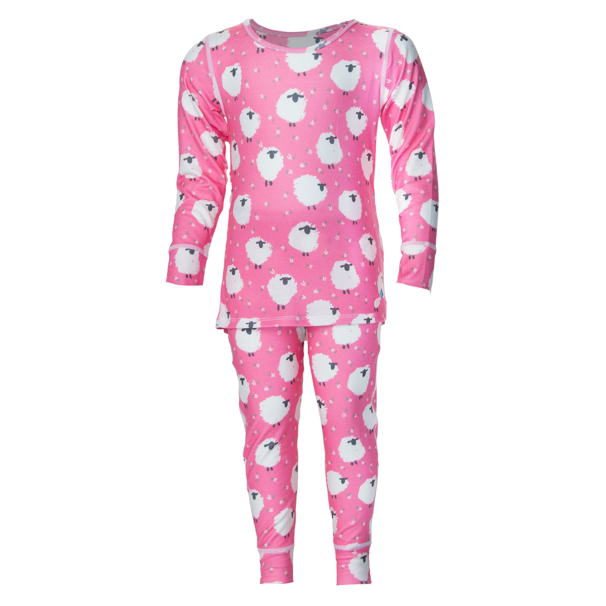 Hot Chillys Toddler Originals Print Set in Sheep, front