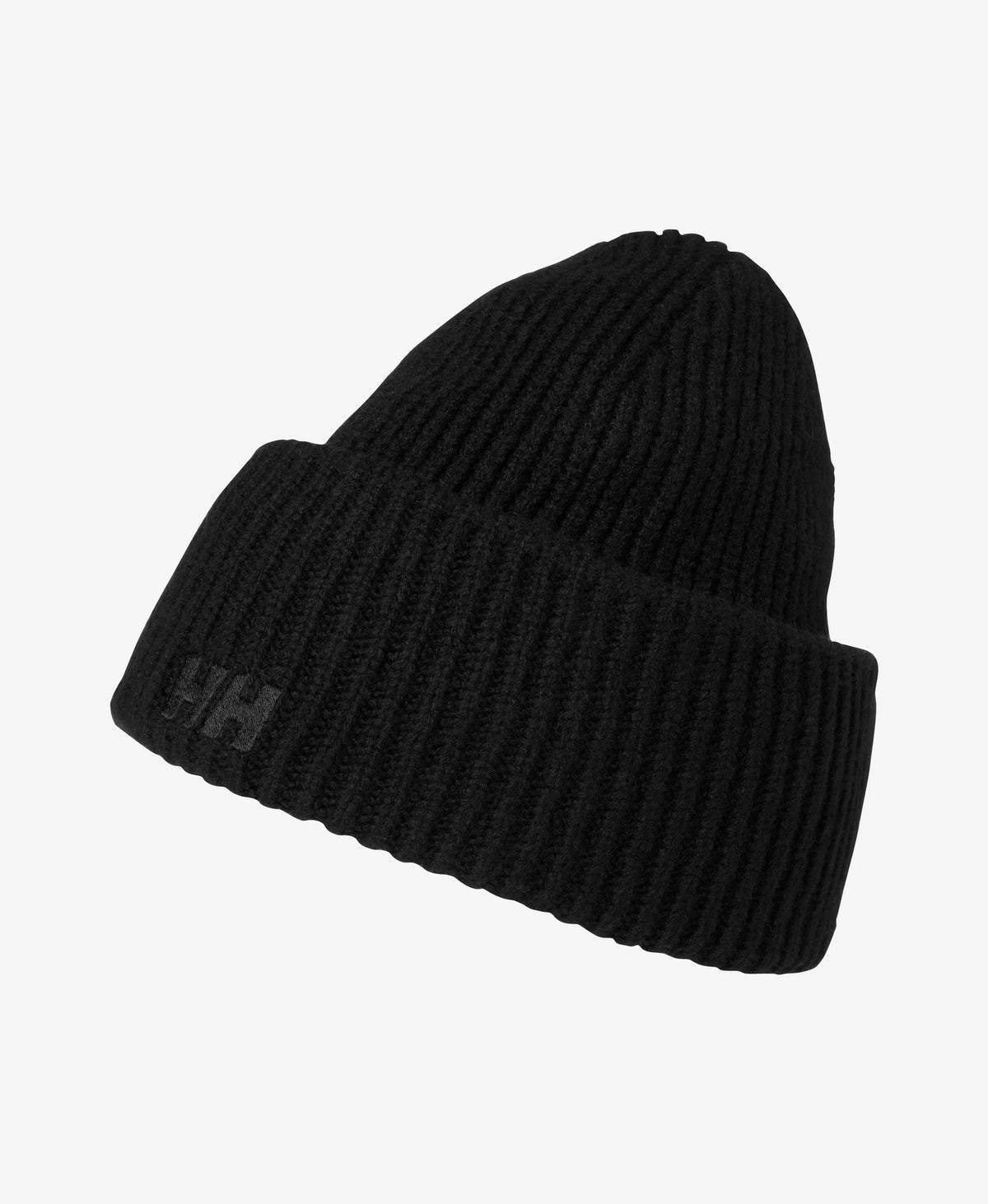 Helly Hansen Soft Rib Beanie in Black, front