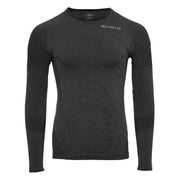 Hot Chillys Mens 3D Knit Crew in Black, front