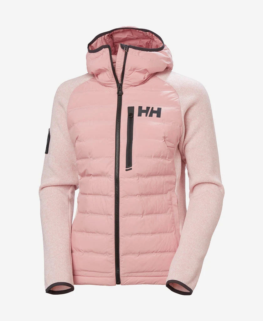 Helly Hansen W Arctic Ocean Hybrid Insulated in Pink Salt, front