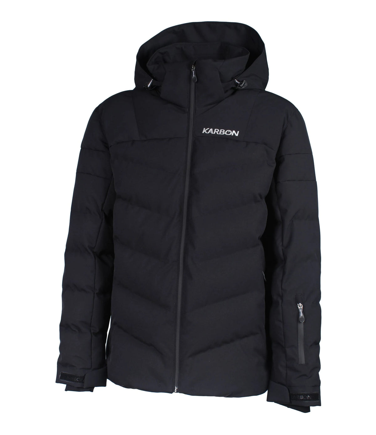 Karbon Boron Mens Jacket in Black, front
