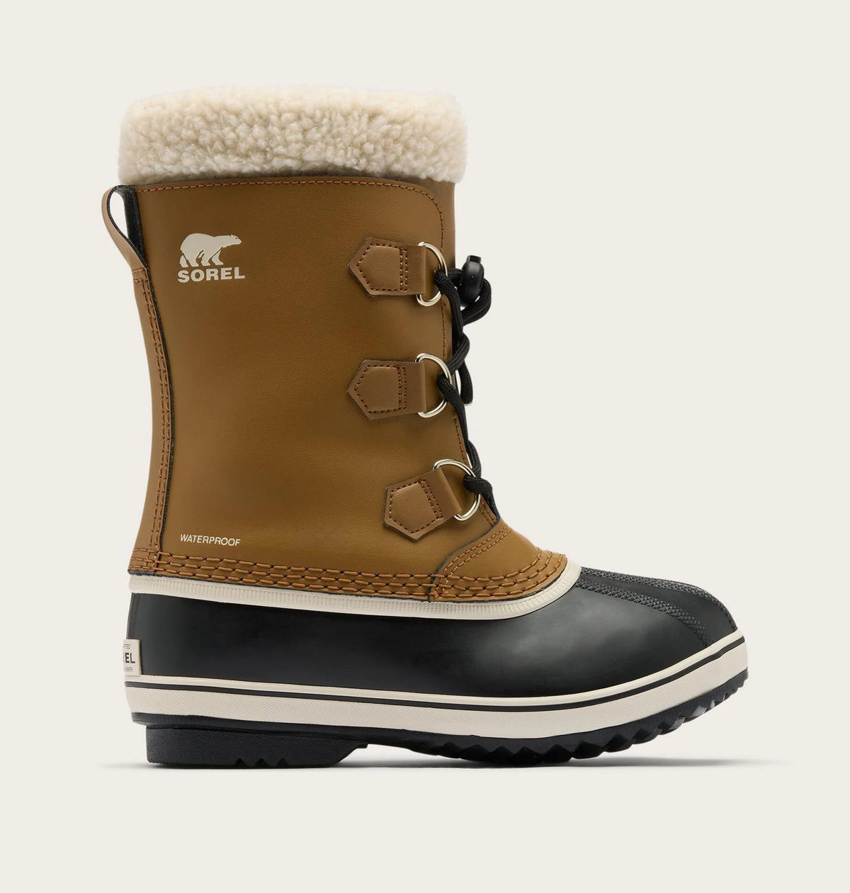 Sorel Kids Yoot Pac TP WP in Mesquite / Black, front