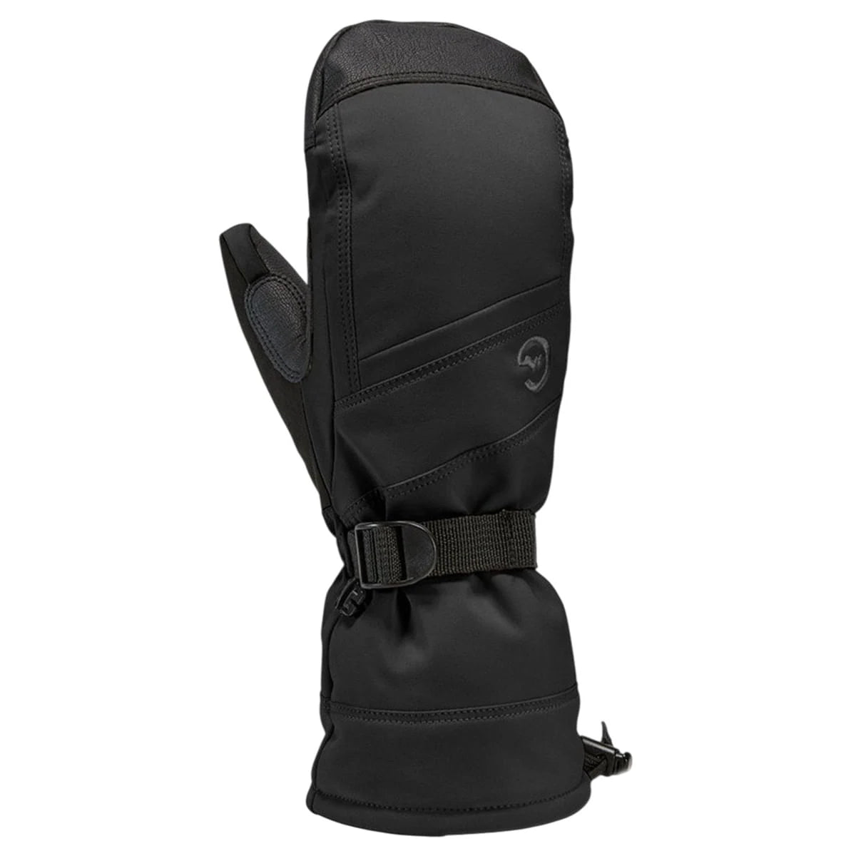 Gordini Ladies Fall Line Mitt in Black, back of hand