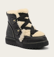 Sorel Ona Ave Alpine LX WP in Black Natural, front-angle