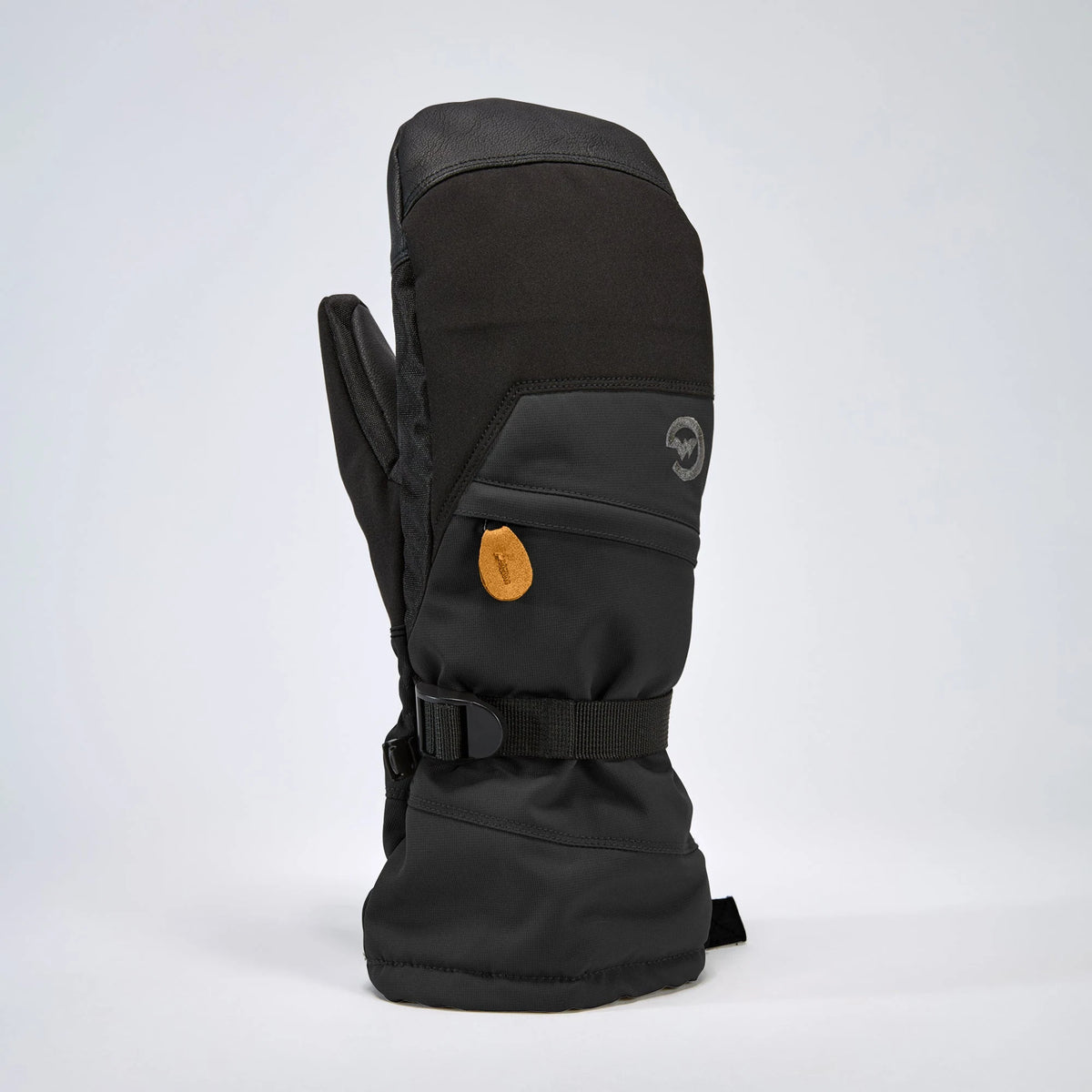 Gordini Ladies Stomp Mitt in Black, front