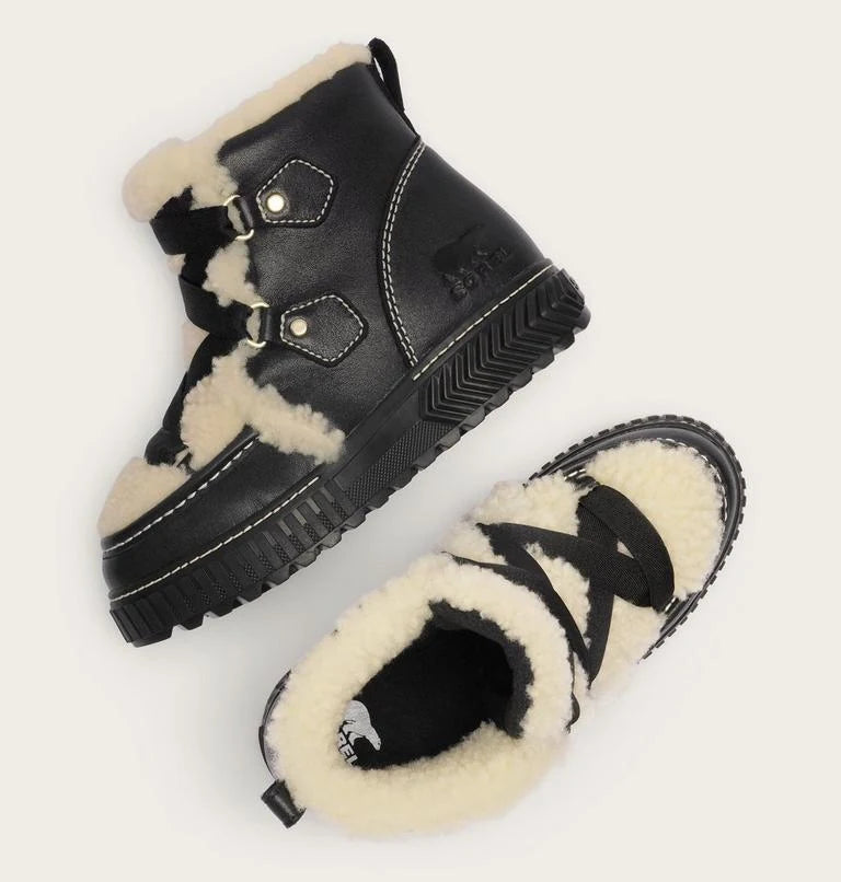 Sorel Ona Ave Alpine LX WP in Black Natural, top view