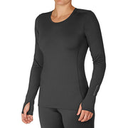 Hot Chillys Ladies MEC Crewneck Top Black