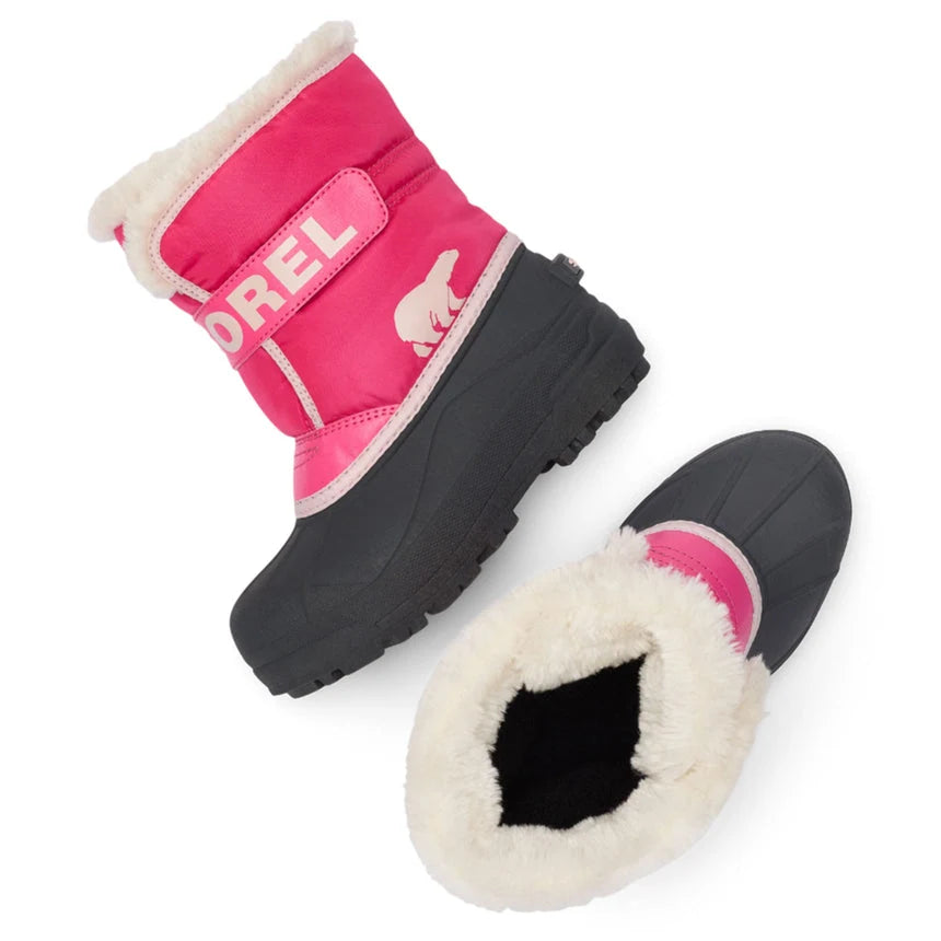 Sorel Toddler Snow Commander in Ultra Pink / Pink Salt, top view
