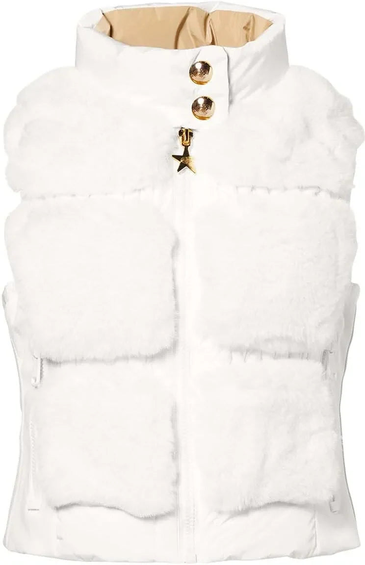 Goldbergh Chic Bodywarmer Faux - Snow White