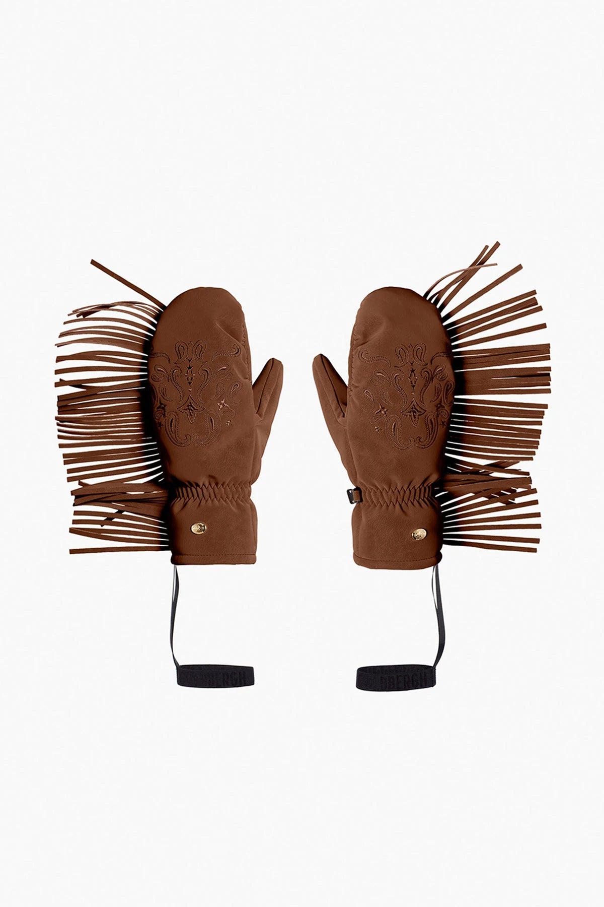 Goldbergh Furanji Mittens - Deep Mocha