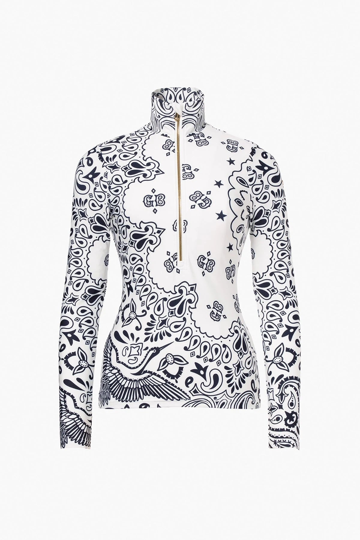 Goldbergh Toriko Ski Pully - Bandana Paisley White
