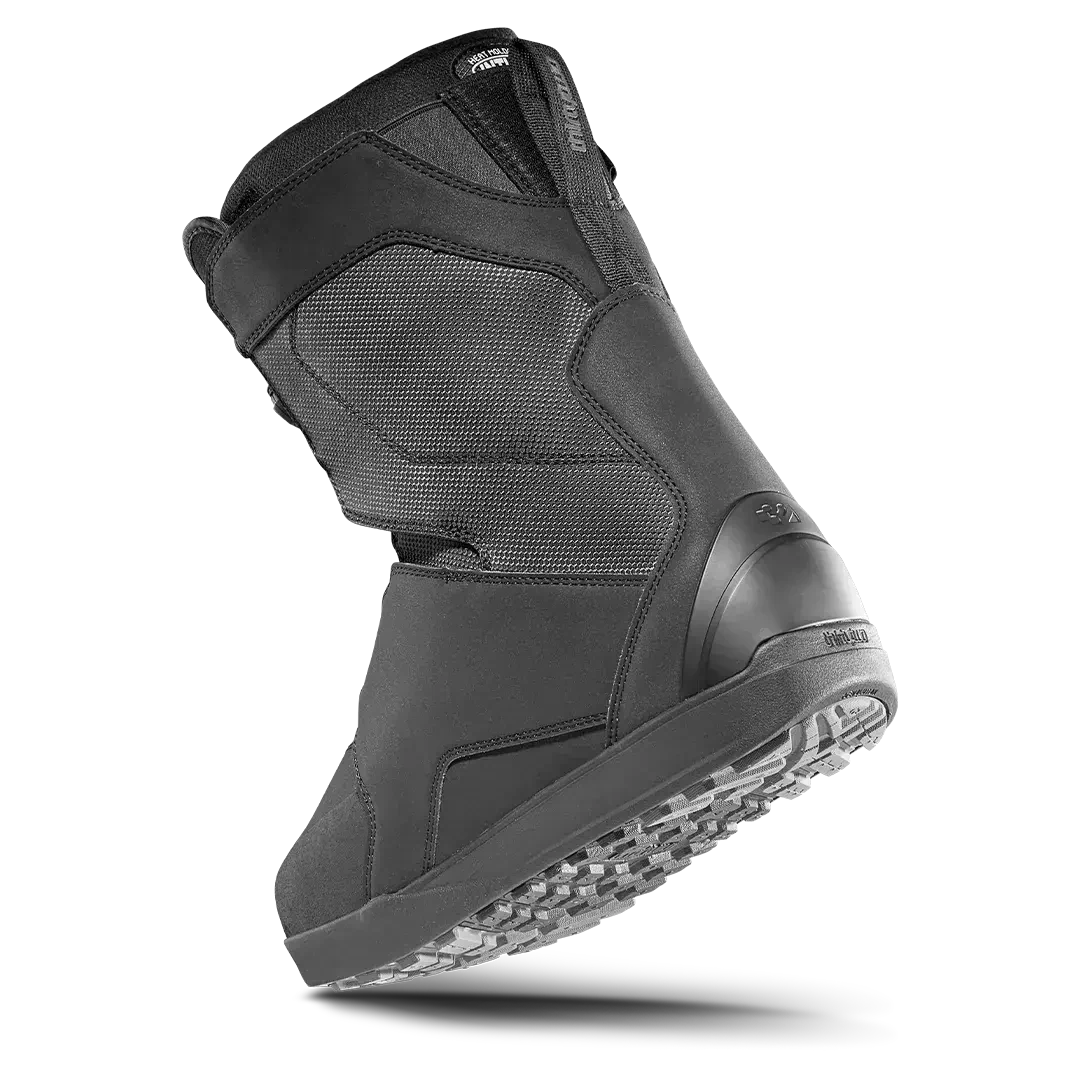 Thirtytwo Lashed Double BOA 2026 in Black/Grey, rear three-quarter view