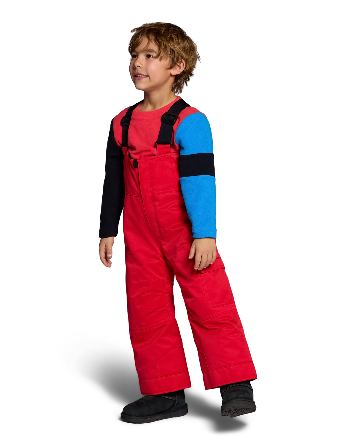 Obermeyer Volt Bib Pant in Roma Red, side