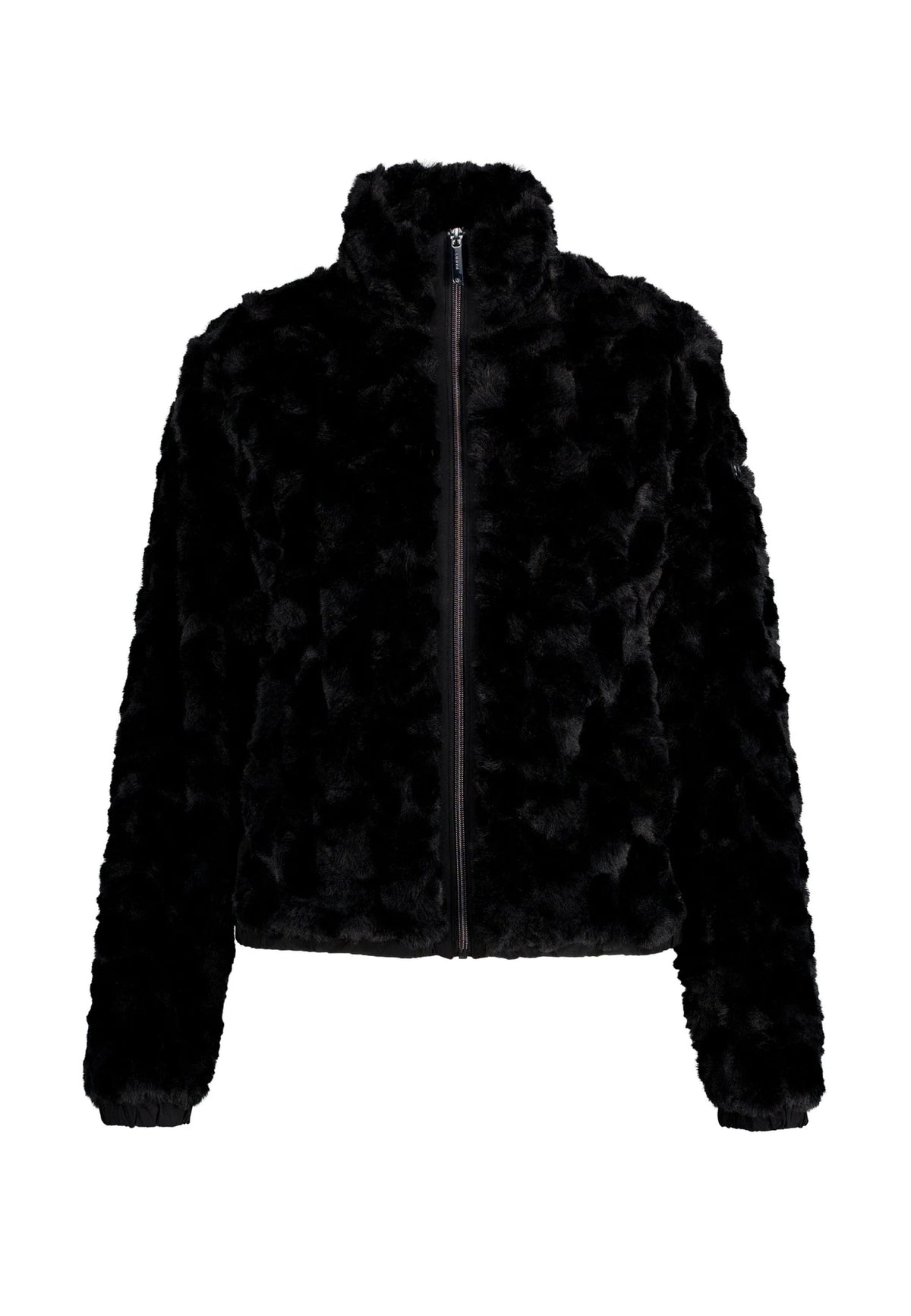 Luhta Isolahti Midlayer in Basic Black, Front