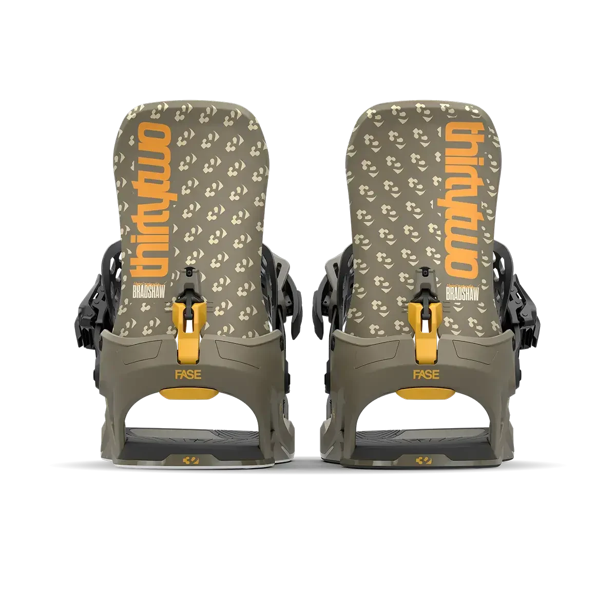 Thirtytwo Fase Snowboard Bindings Bradshaw 2026 in Bradshaw, back binding view