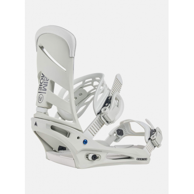 Mens Burton Mission Re:Flex Snowboard Bindings / Gray Cloud