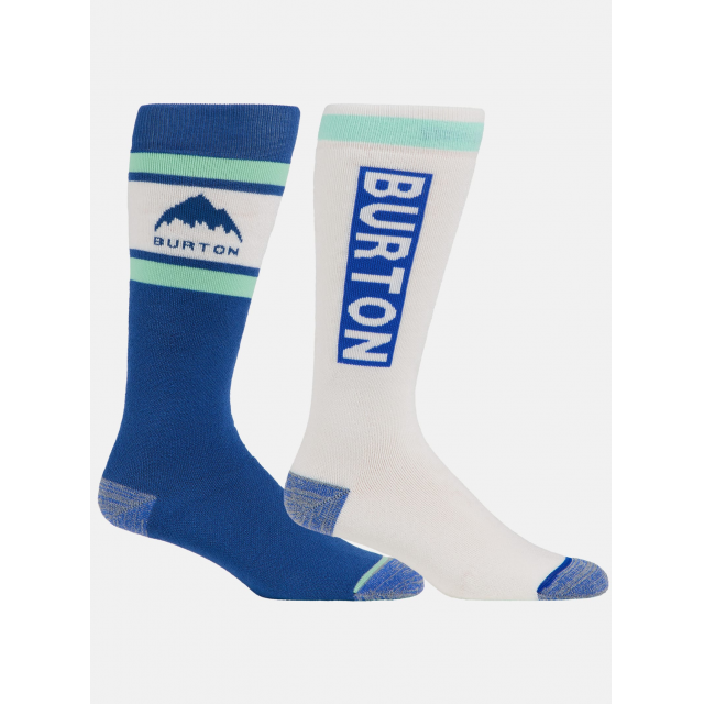 Burton Womens Weekend Midweight Socks 2-Pack Jake Blue/Light Teal /  / Regular