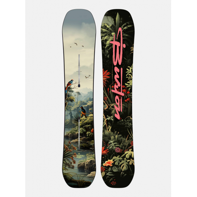 Men's Burton Custom Camber Snowboard, Jungle / 154W