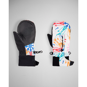 Obermeyer Kids Thumbs Up Print Mitten Skiflake-Multi