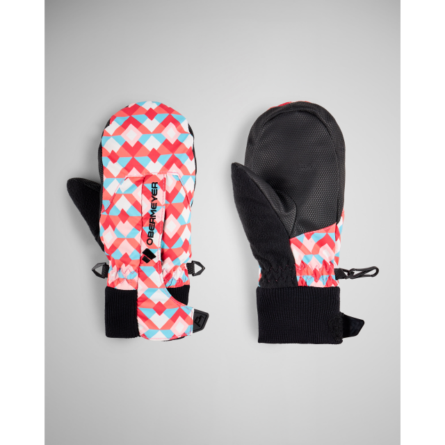 Obermeyer Kids Thumbs Up Print Mitten Graphic Heart