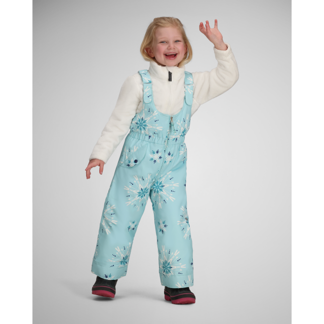 Obermeyer Snoverall Print Bib Pant Skiflake-Blue