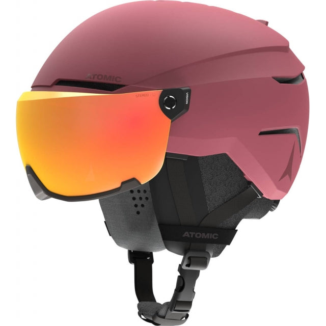 Atomic Savor Visor Stereo Adult Helmet / Maroon