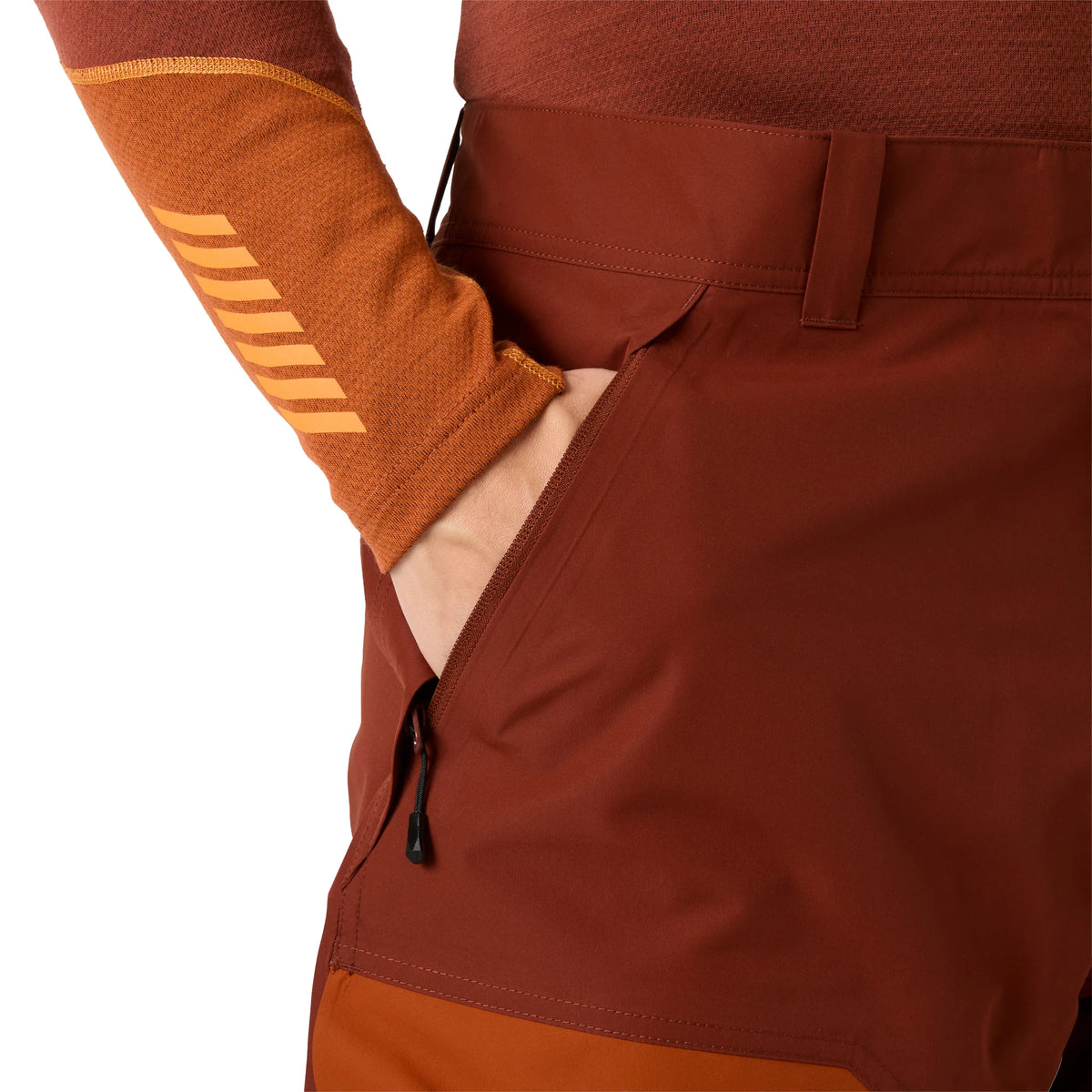 Helly Hansen Emiko Shell Pant in Iron Oxide, detail