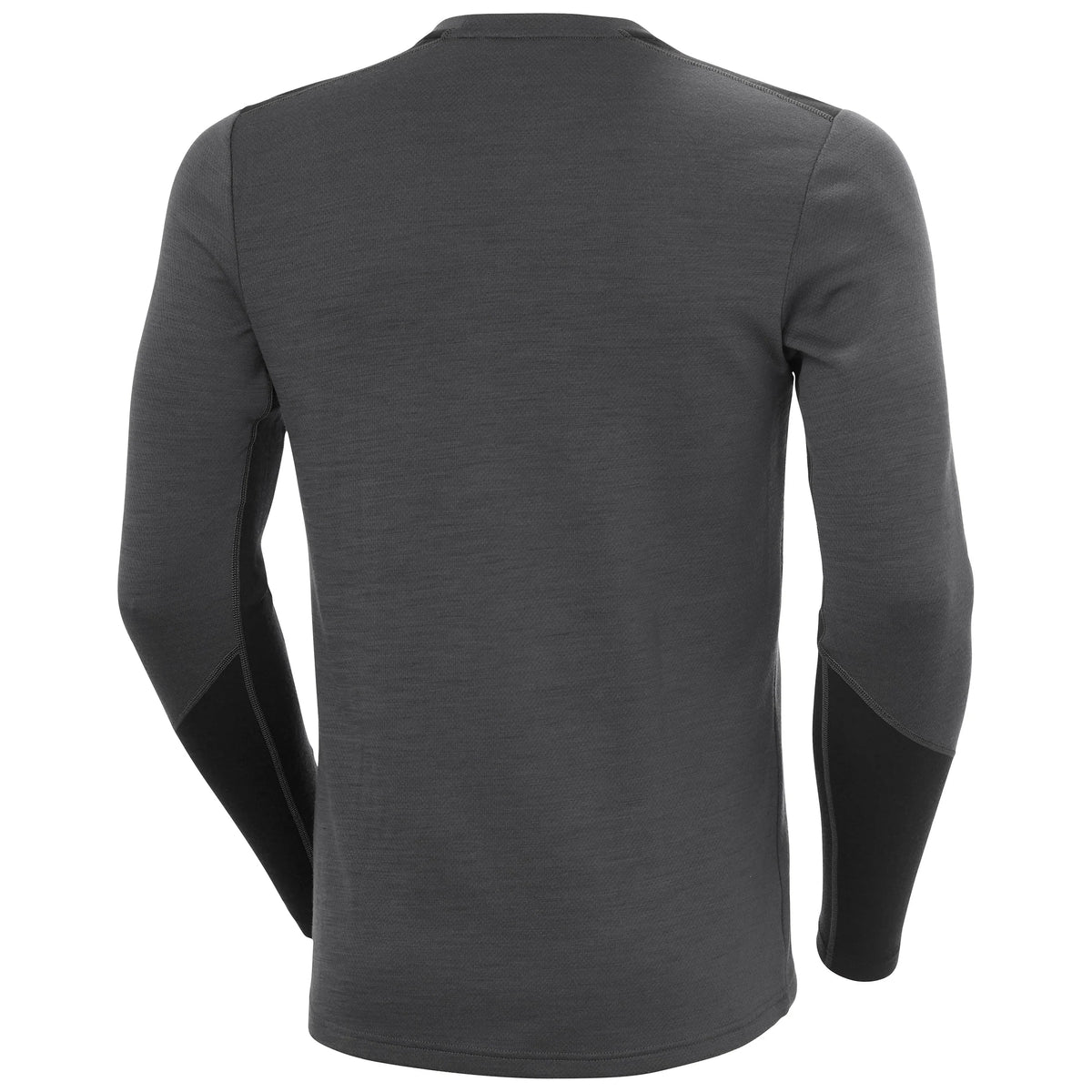 Helly Hansen Lifa Merino Midweight Crew in Thunder Grey, back