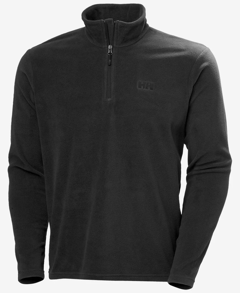 Helly Hansen Daybreaker 1/2 Zip Fleece in Black, front