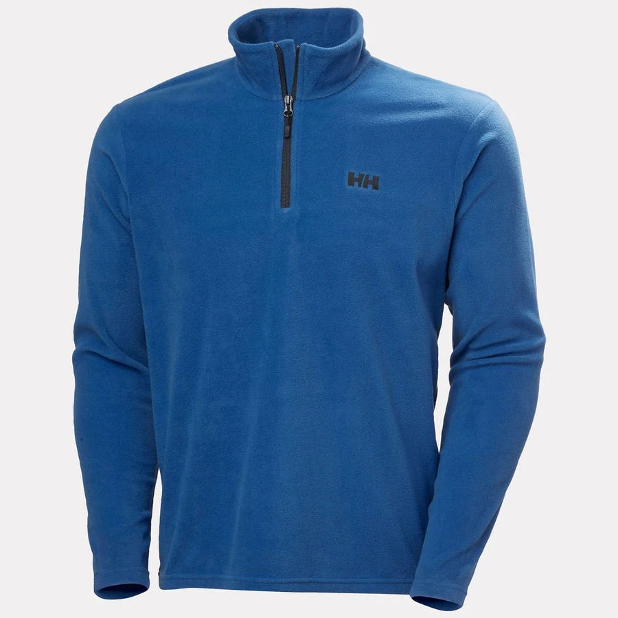 Helly Hansen Daybreaker 1/2 Zip Fleece in Dark Blue, front