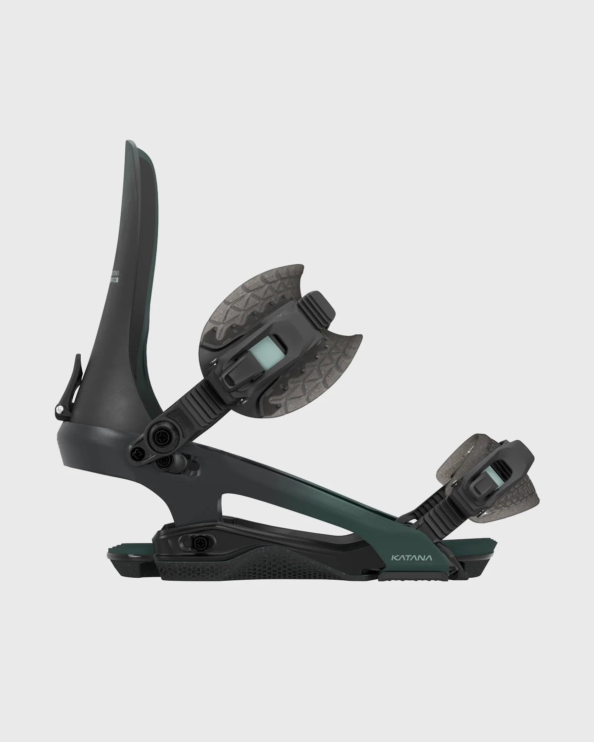 Rome Katana FW Pro in Black, side binding view