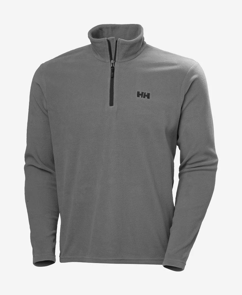 Helly Hansen Daybreaker 1/2 Zip Fleece in Thunder Grey, front