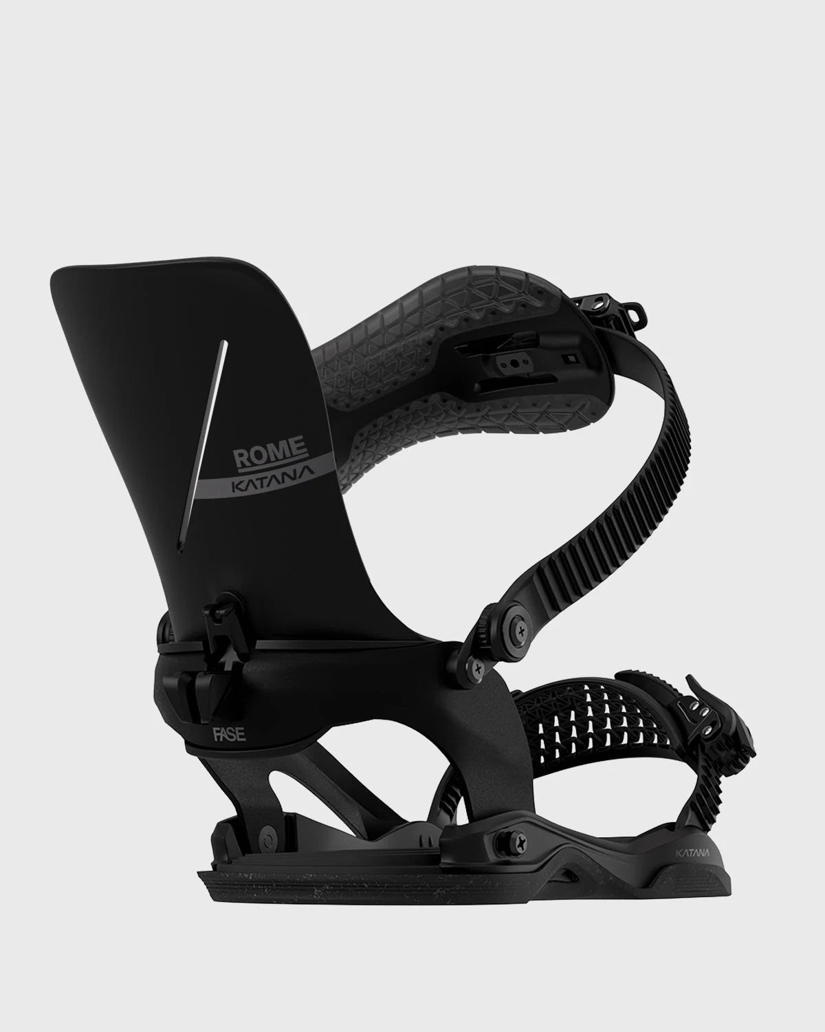 Rome Men's Katana AW Fase in Black, binding entry mechanism view