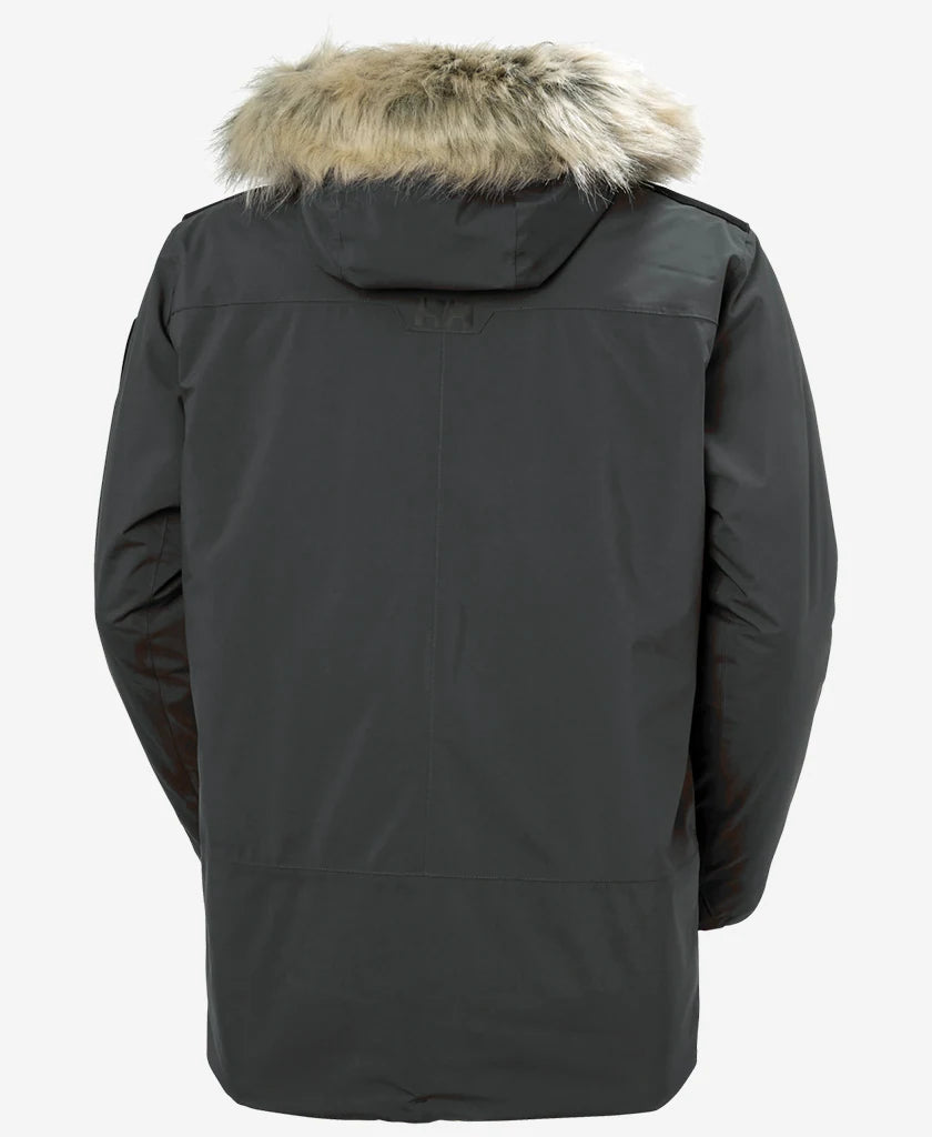 Helly Hansen Reine Parka in Thunder Grey, back