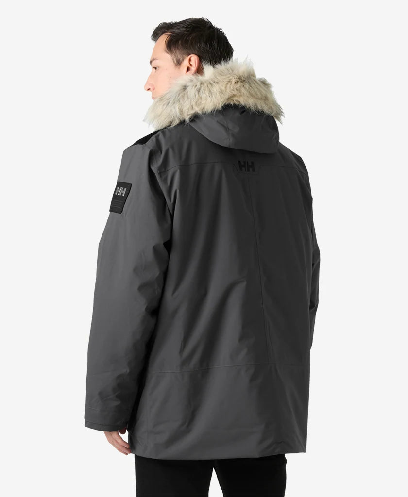 Helly Hansen Reine Parka in Thunder Grey, back