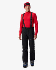 Spyder Dare Pants Lengths in Black, front view on model