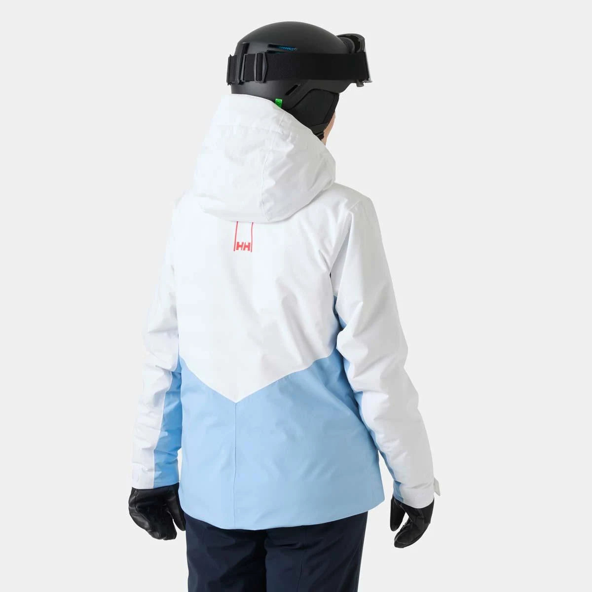 Helly Hansen Womens Edge 3.0 Jacket in Bright Blue, back