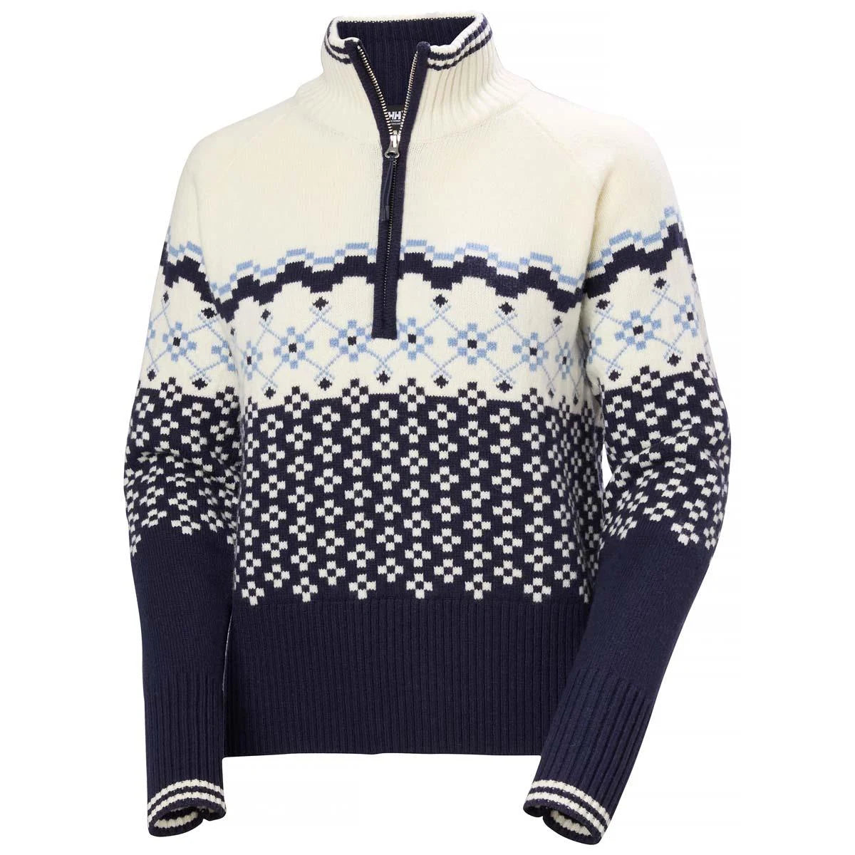 Helly Hansen Womens Après Knit Sweater in Navy, front