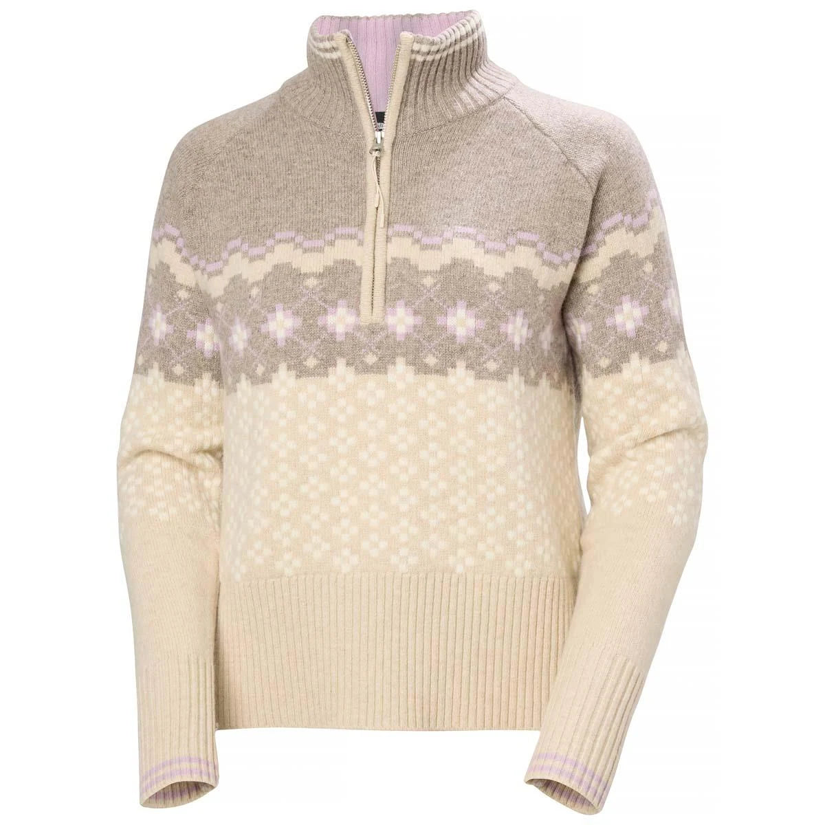 Helly Hansen Womens Après Knit Sweater in Elmwood Melange, front