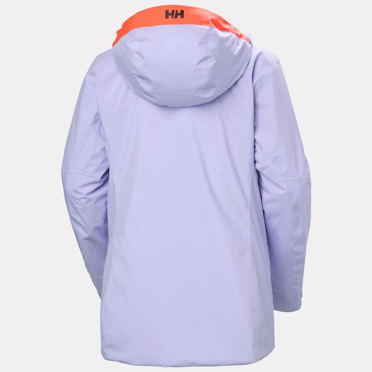 Helly Hansen Womens Powshot Jacket in Bright Lavender, back
