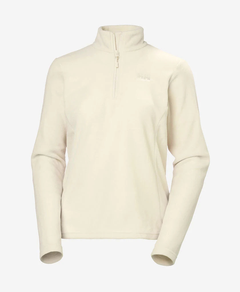 Helly Hansen Womens Daybreaker 1/2 Zip Fleece in Snow, front