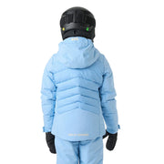 Helly Hansen Junior Girl Astra Jacket in Bright Blue, back