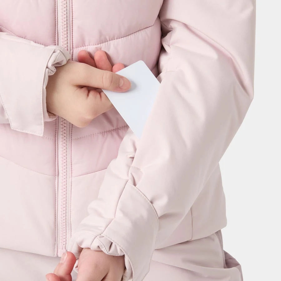 Helly Hansen Junior Girl Astra Jacket in Pinkshake, detail
