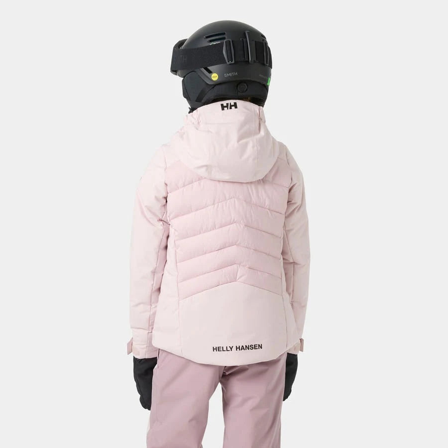Helly Hansen Junior Girl Astra Jacket in Pinkshake, back