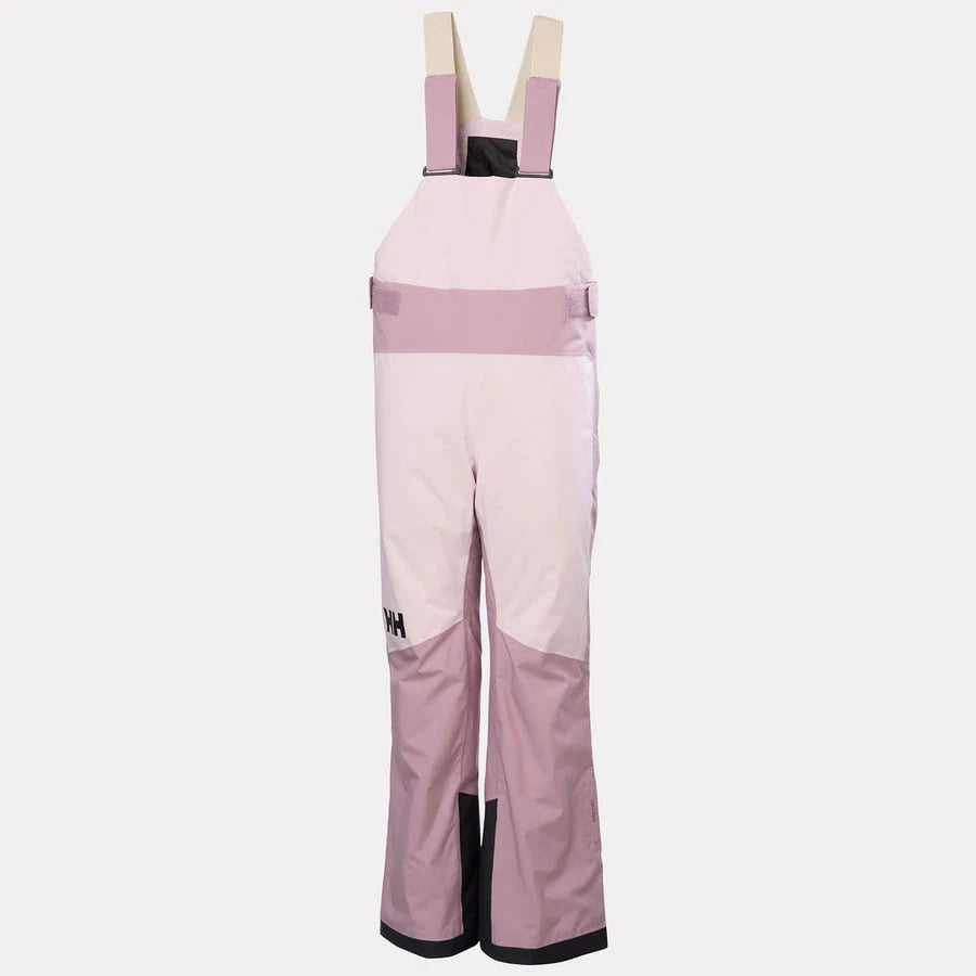 Helly Hansen Junior Girl Stellar Bib Pant in Purple Clay, front