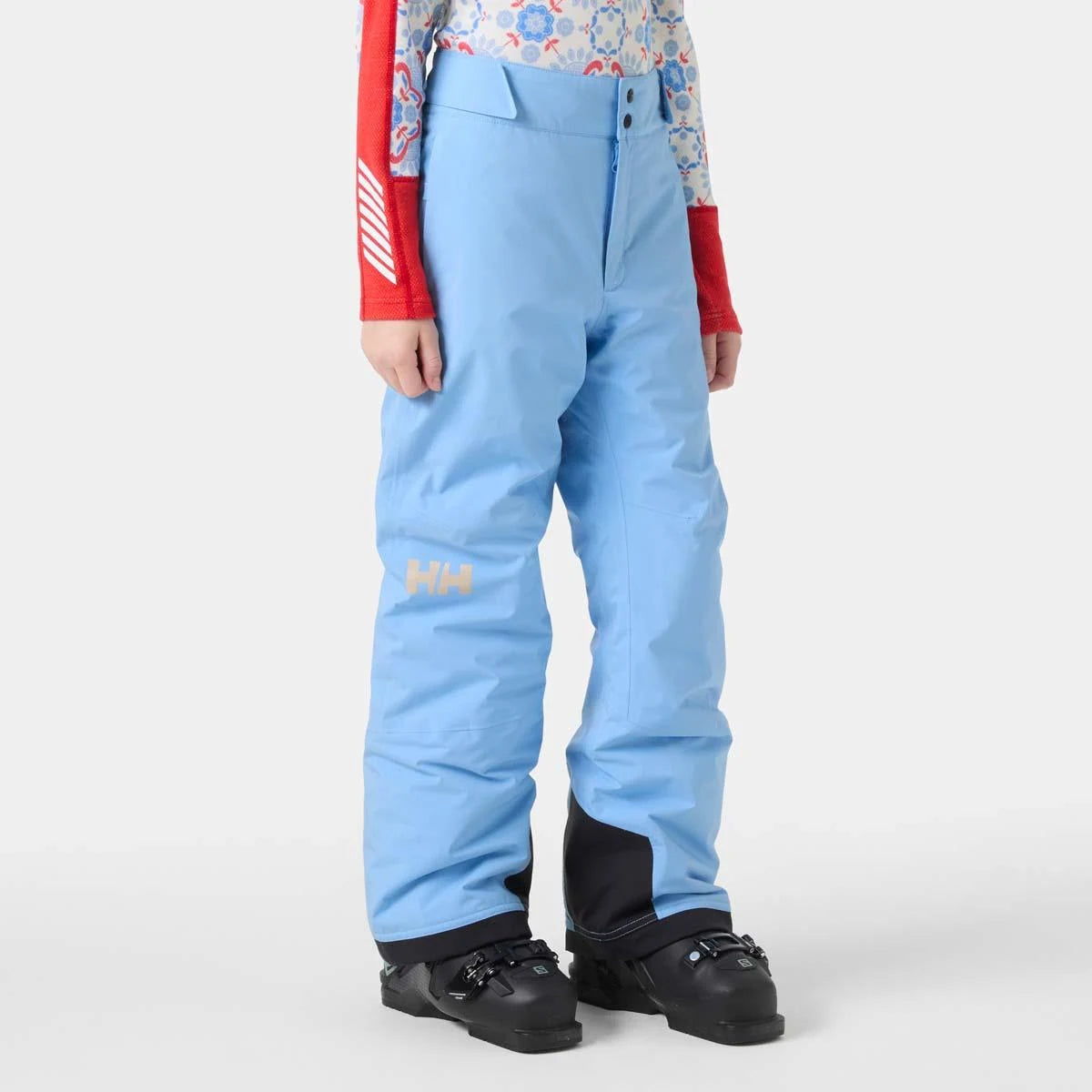 Helly Hansen Junior Girl Diamond Pant in Bright Blue, on-body front
