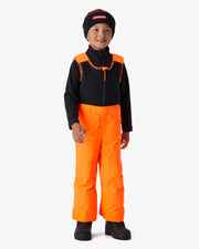 Spyder Toddler Expedition Pants in Fusion Orange, front view on model