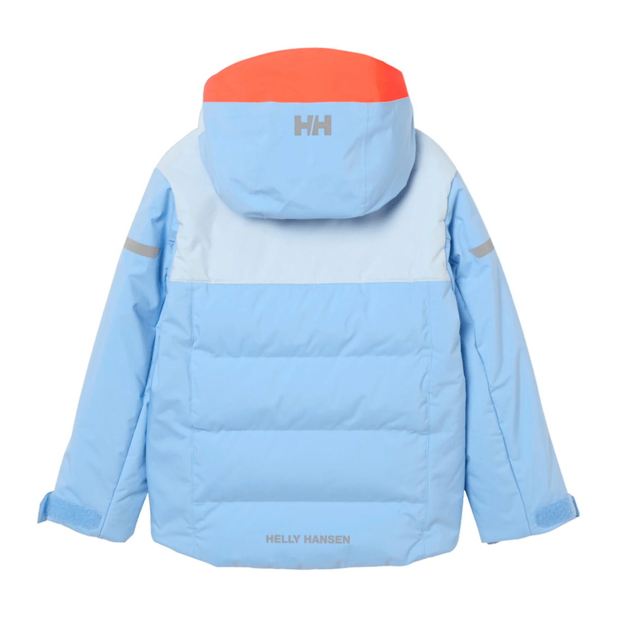 Helly Hansen Kids Vertical Insulated Jacket in Bright Blue, back