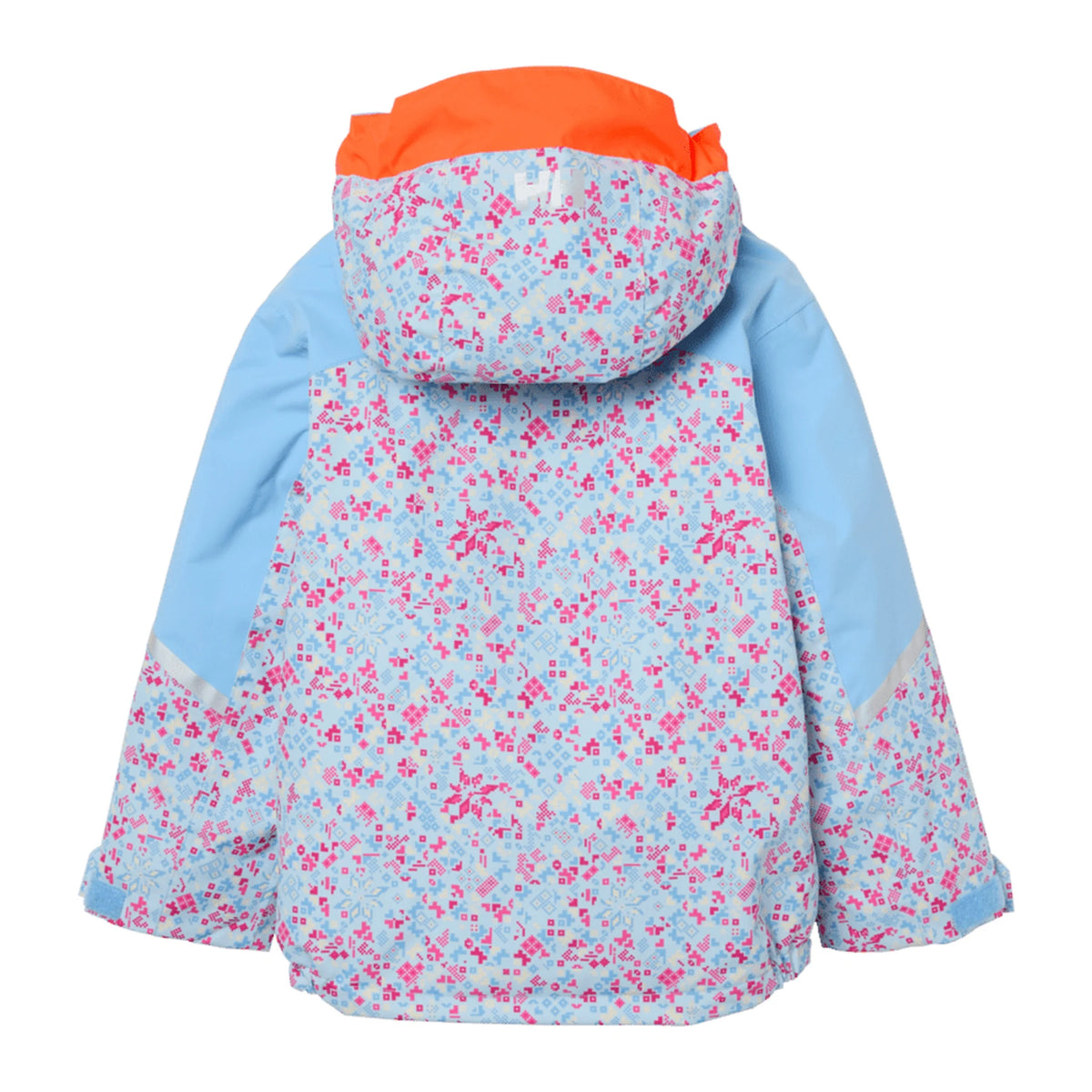 Helly Hansen Kids Legend Jacket in Bright Blue Aop, back